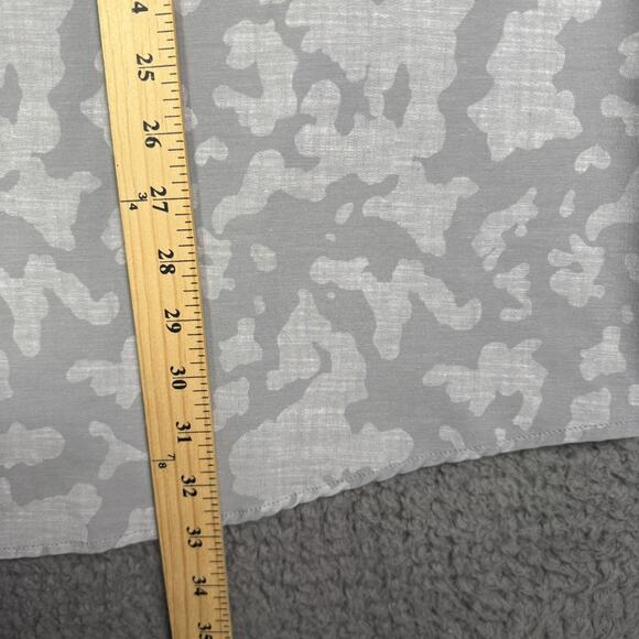 Huk Kona Shirt Mens 3XL Gray Fishing Performance Stretch Button Down Camo Print - Picture 7 of 8